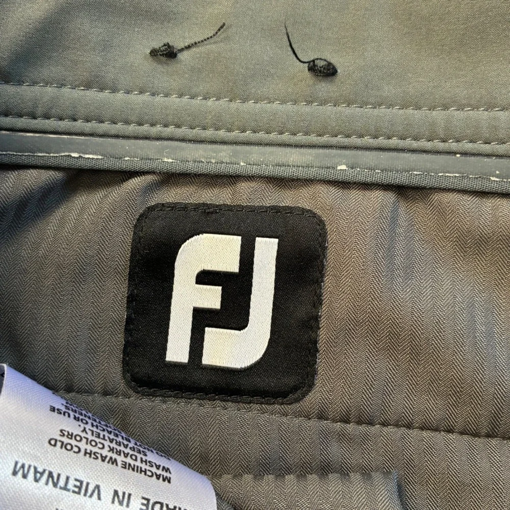 FootJoy Mens Performance Golf Shorts Gray W38 Stretch Flat Front Activewear